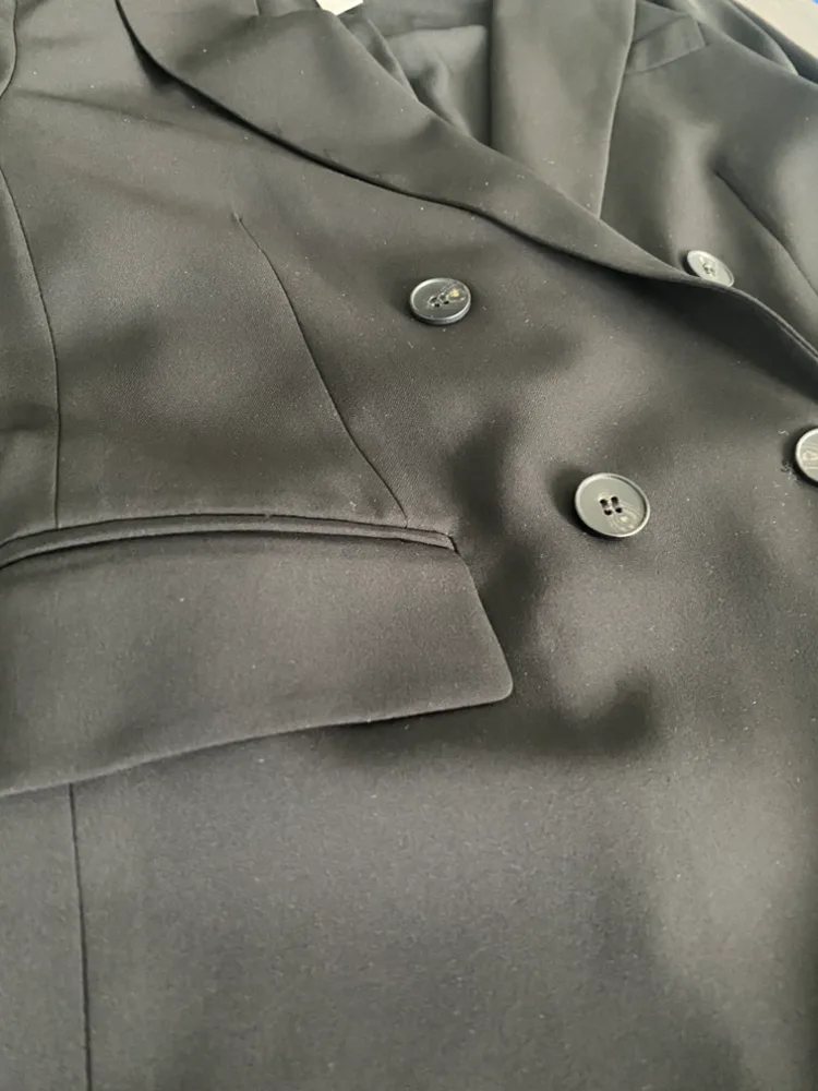 H&M Black Long Blazer Women image indicator(2)