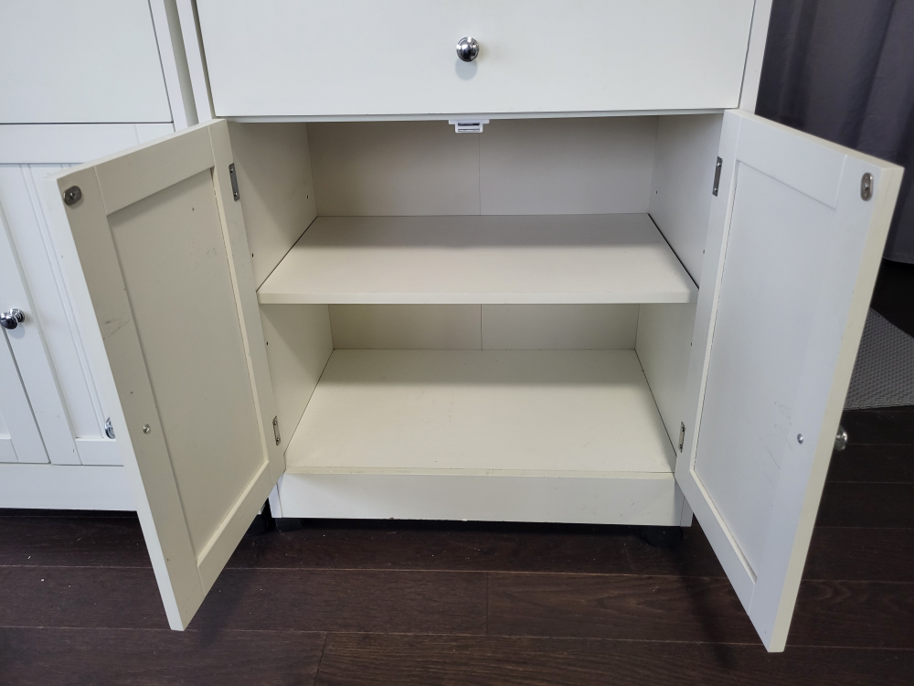 White Kitchen Storage Cabinet (ONE) - photo 3