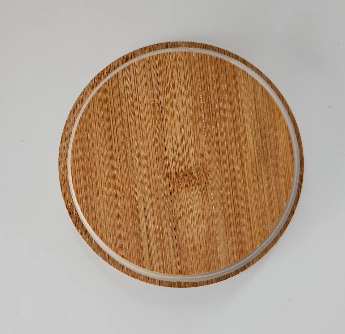 Ceramic Christmas Cookie Jar with Bamboo Lid image indicator(5)