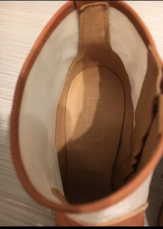 Maison Martin Margiela Leather Iridescent Boots 37 #ThriftyPicks image indicator(6)