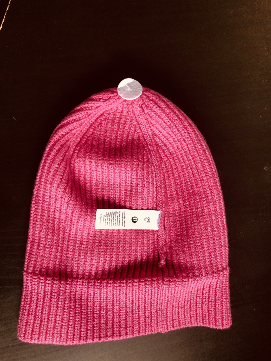 Lululemon pink hat Close-Fit Wool-Blend Ribbed Knit Beanie - photo 4