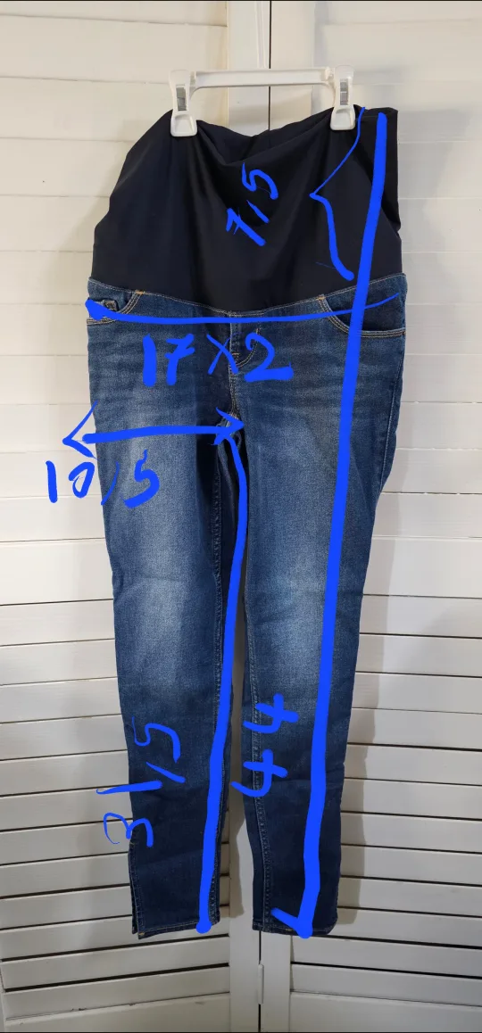 Maternity Skinny Old Navy Jeans pants image indicator(3)