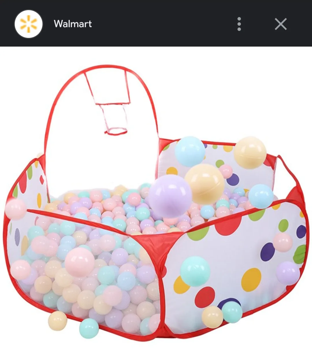 Ball Pit with Basketball Hoop image indicator(3)