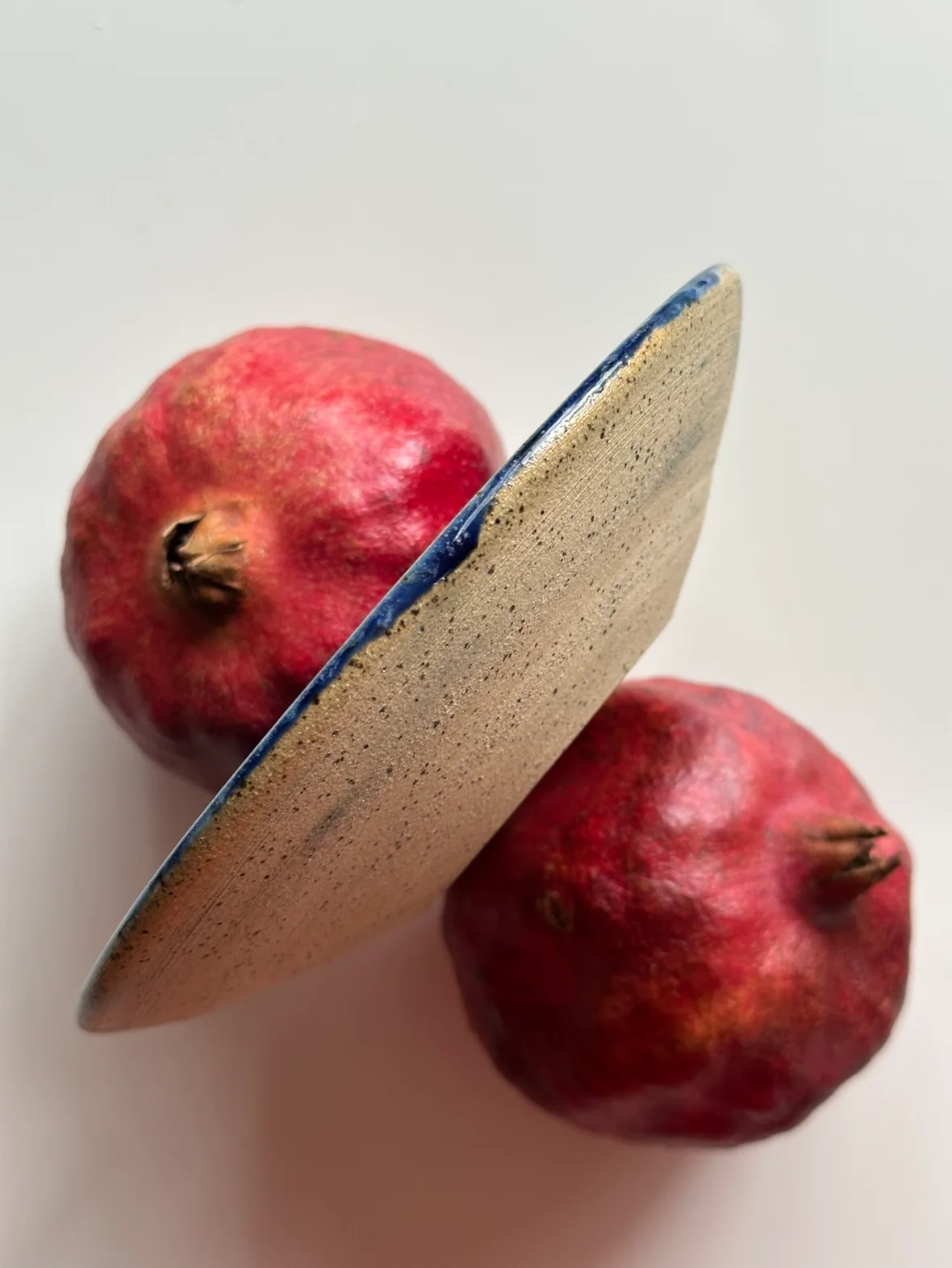 Local Handmade Royal Navy Ceramic Bowl-Plate (hidden foot ring) image indicator(3)