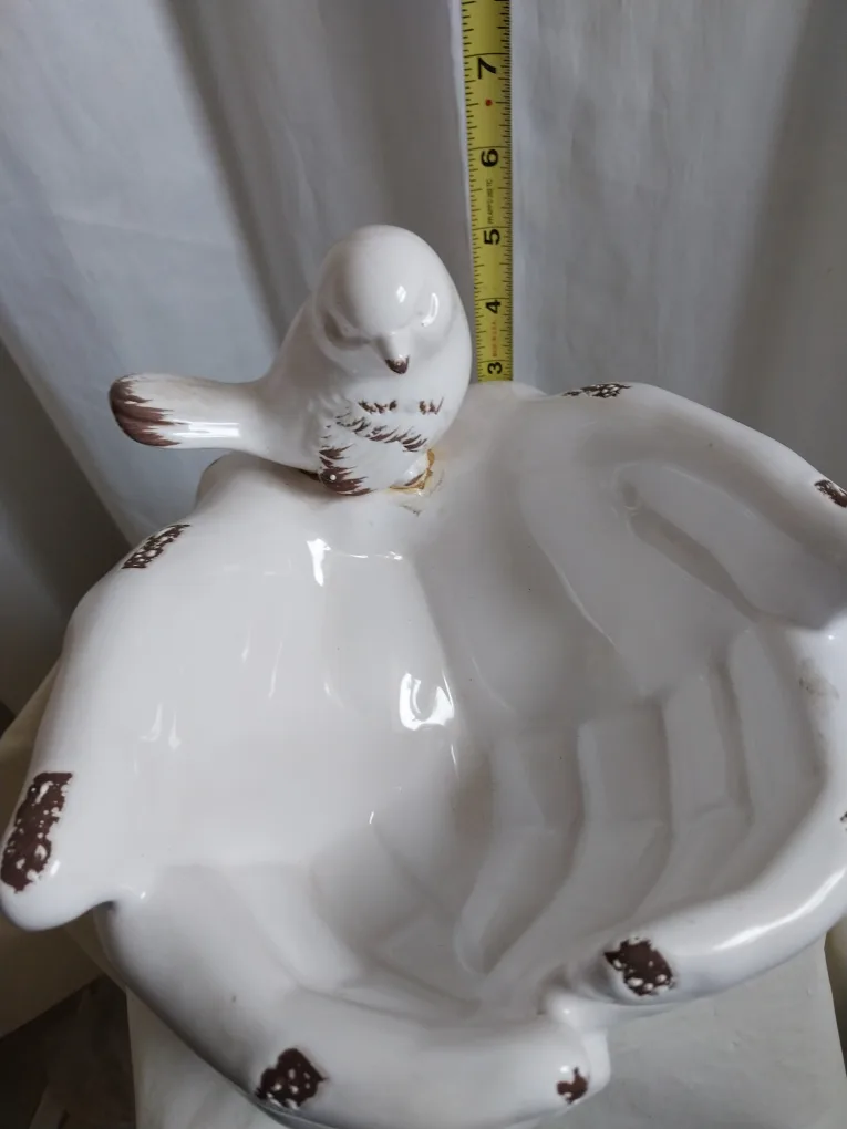 Ceramic Bird Dish/Catch-all Bowl. *It's available* Firm price. image indicator(2)