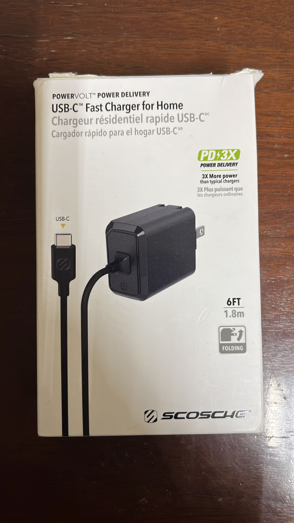 Scosche PowerVolt USB-C Fast Charger for Home