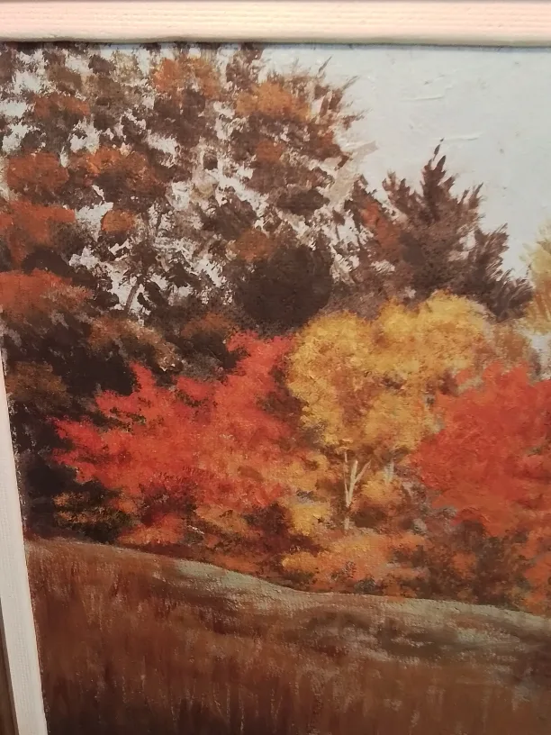 "Autumn" by Walter Goforth Framed Oil Painting On Board 21" image indicator(4)