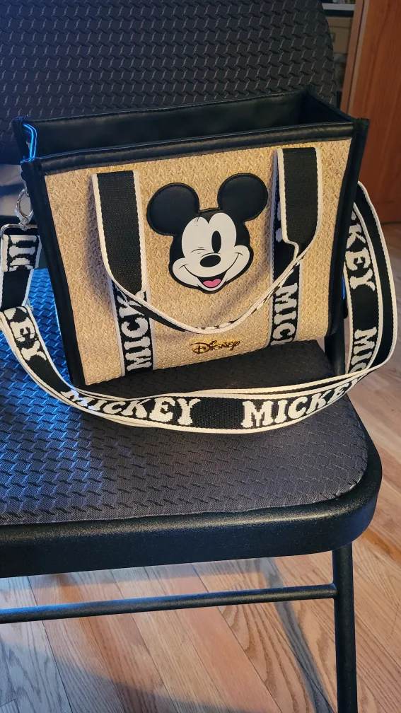 Mickey Mouse Straw Bag  #ThriftyPicks thumbnail