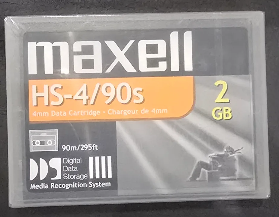 NEW! CASE of 5 x 10 Pack Maxell HS-4/90s 4mm Data Cartridges image indicator(3)