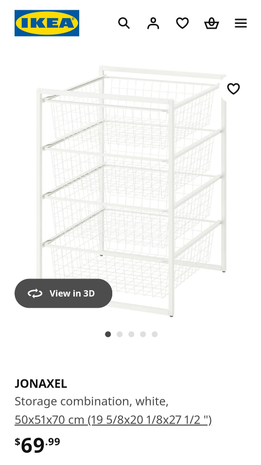 IKEA JONAXEL Storage Combination - photo 3