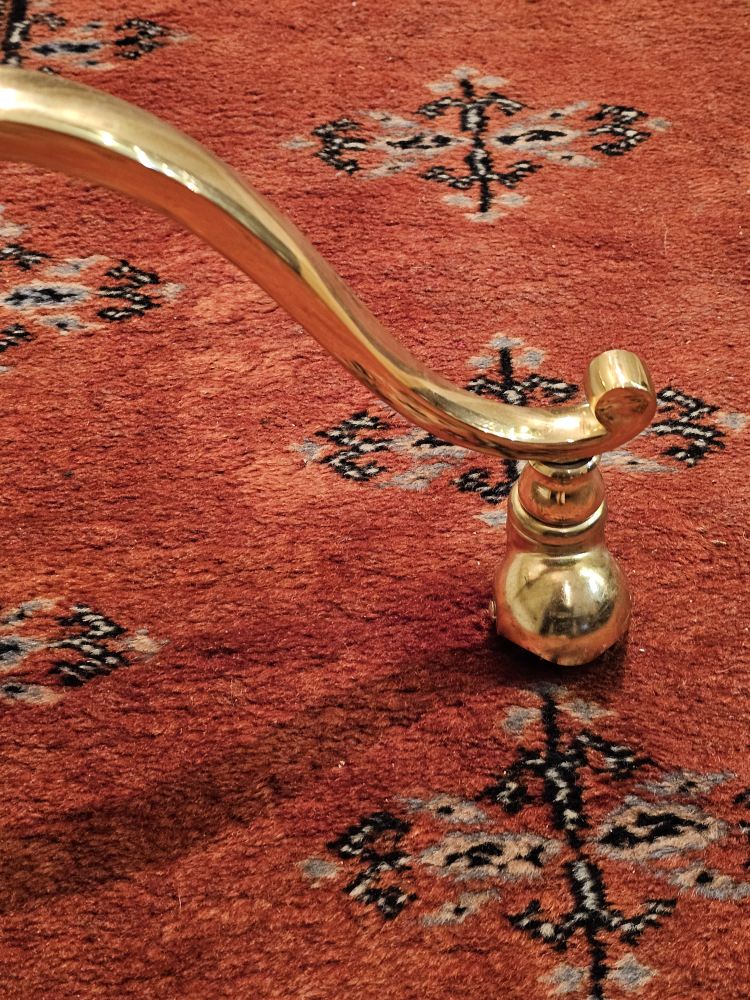 Brass Blanket Rack Holder - photo 4