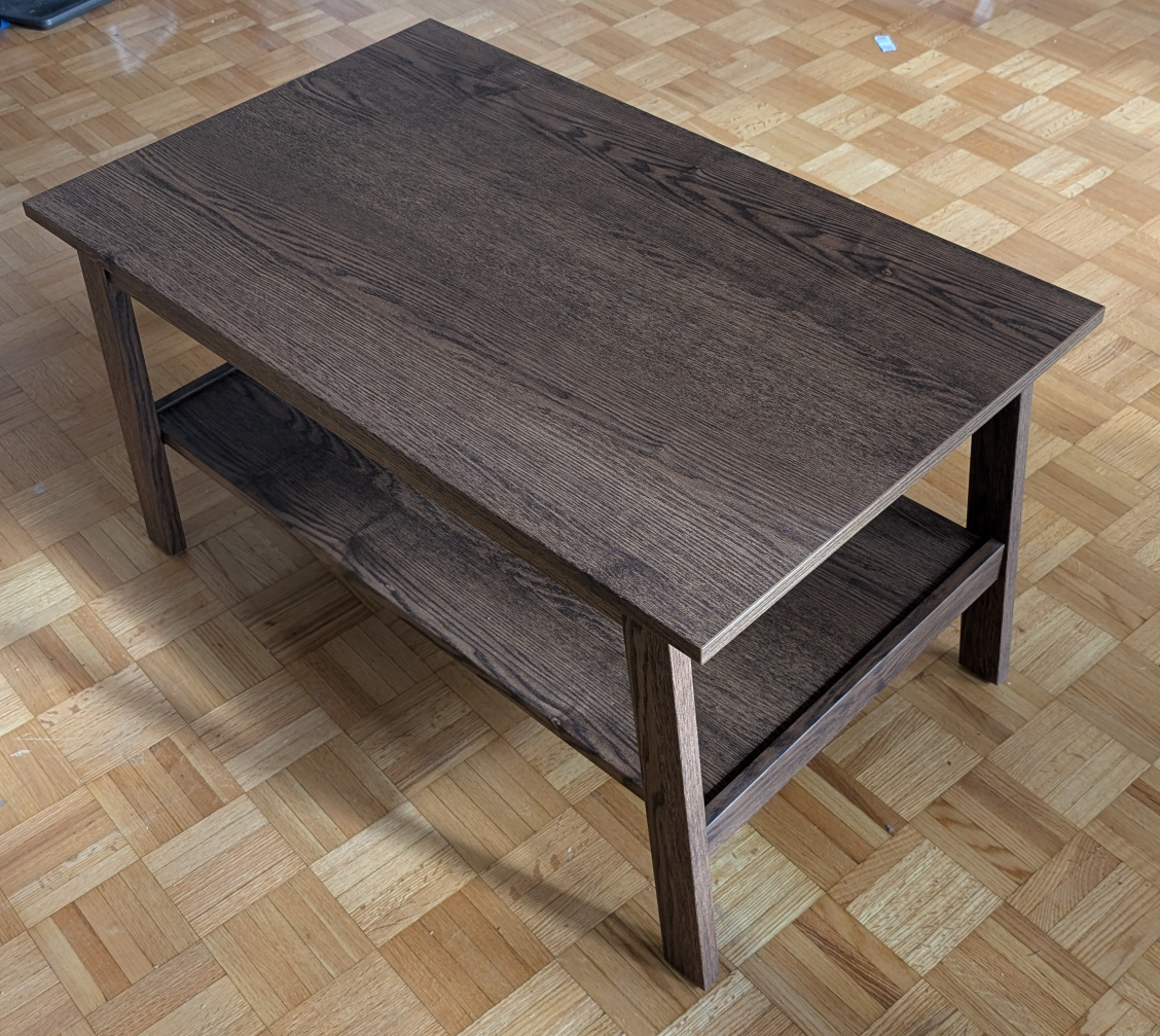 Coffee Table with Shelf - photo 2