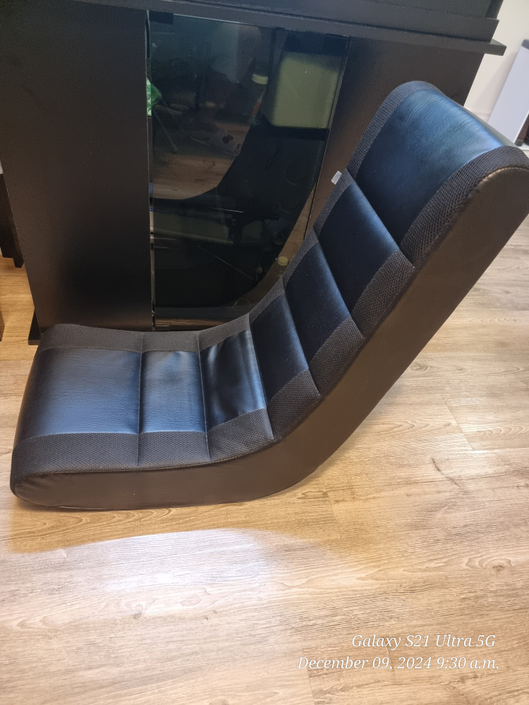Black Floor gaming rocker chair - photo 2