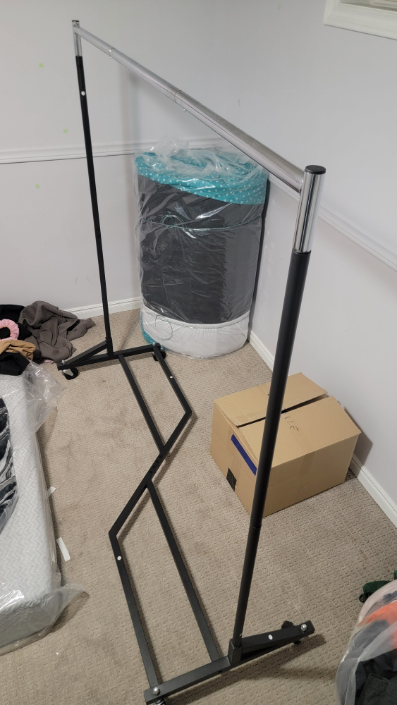 Clothing Rack with Wheels