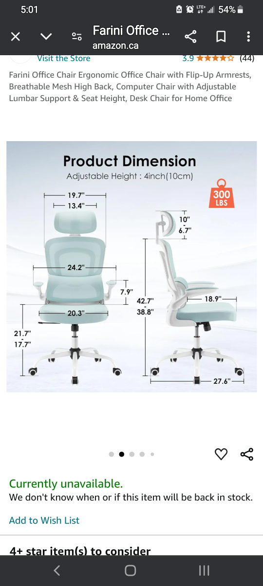 Farini Office Chair - Unassembled - photo 4