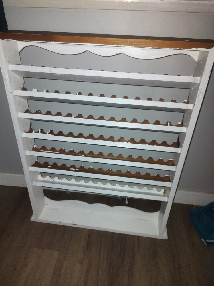 Vintage Wooden Wine Rack - photo 2