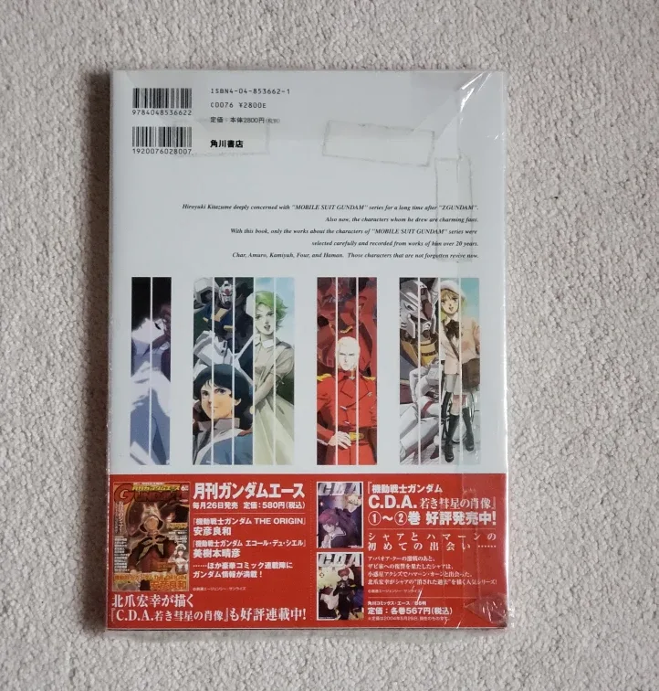 🆕Characters of GUNDAM Artbook by Hiroyuki Kitazume (Sealed) image indicator(2)