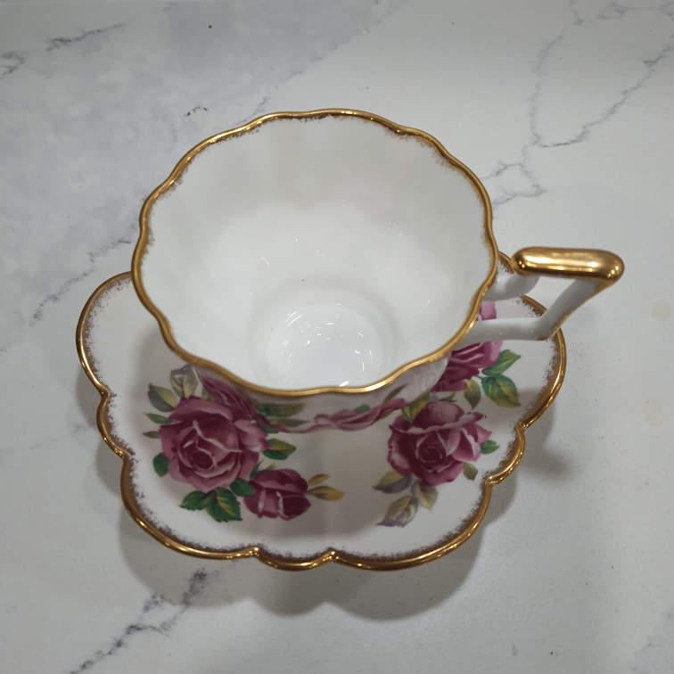 Vintage Salisbury Juliana Rose Tea Cup - photo 2