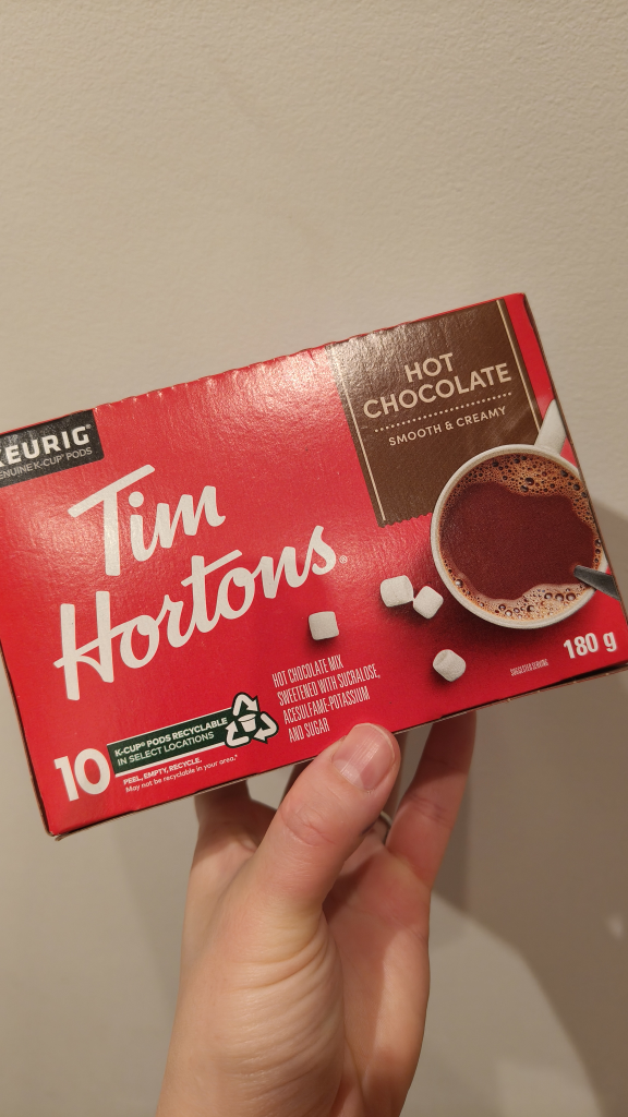 Tim Hortons Hot Chocolate K-Cup Pods