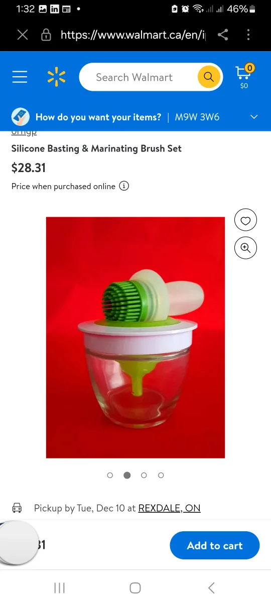 BNIB Luciano Gourmet Silicone Basting Brush Set image indicator(8)