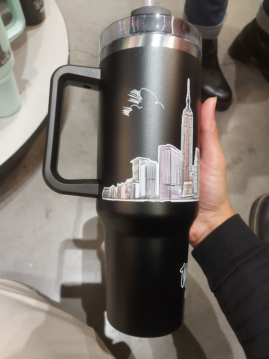 New York City Stainless Steel Tumbler with Lid and Straw - photo 3