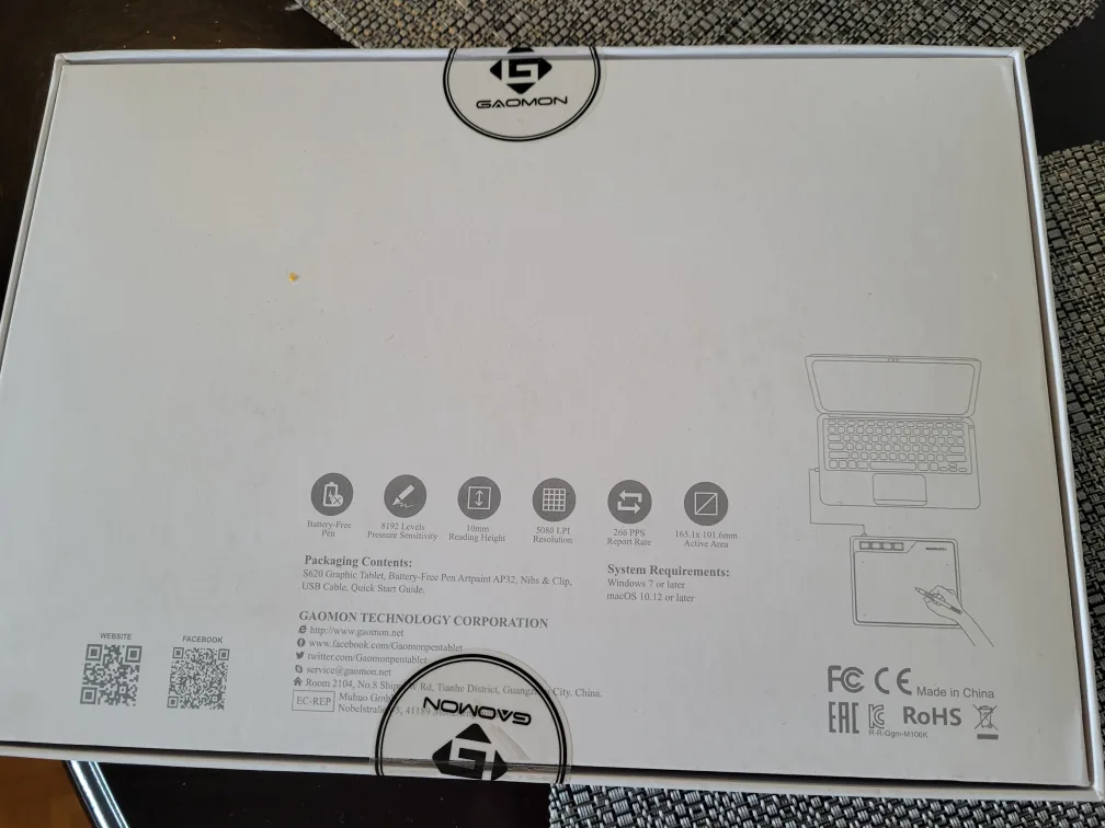 Brand New GAOMON S620 Graphic Tablet image indicator(3)