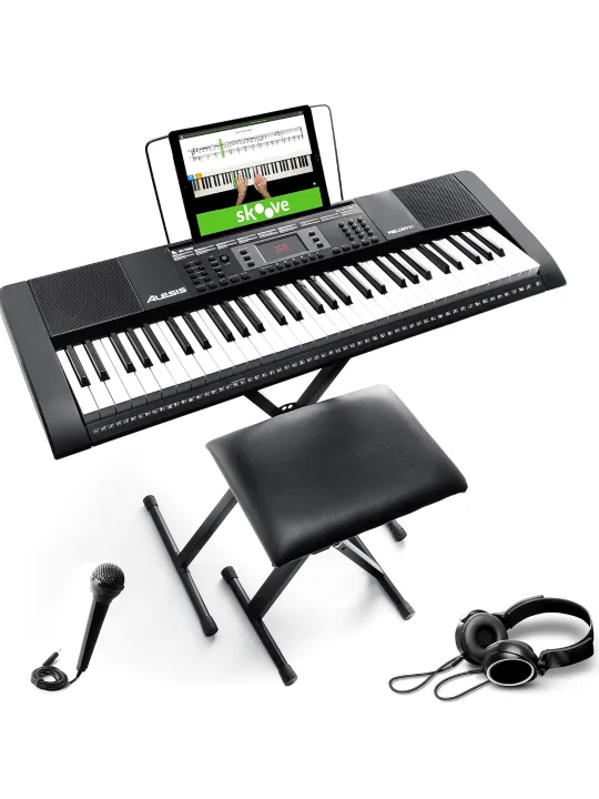keyboard with stand and bench - Alesis Melody61 thumbnail
