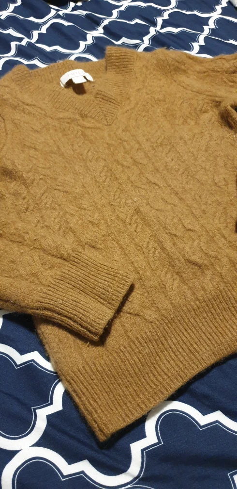 Brown Cable Knit Sweater - photo 2