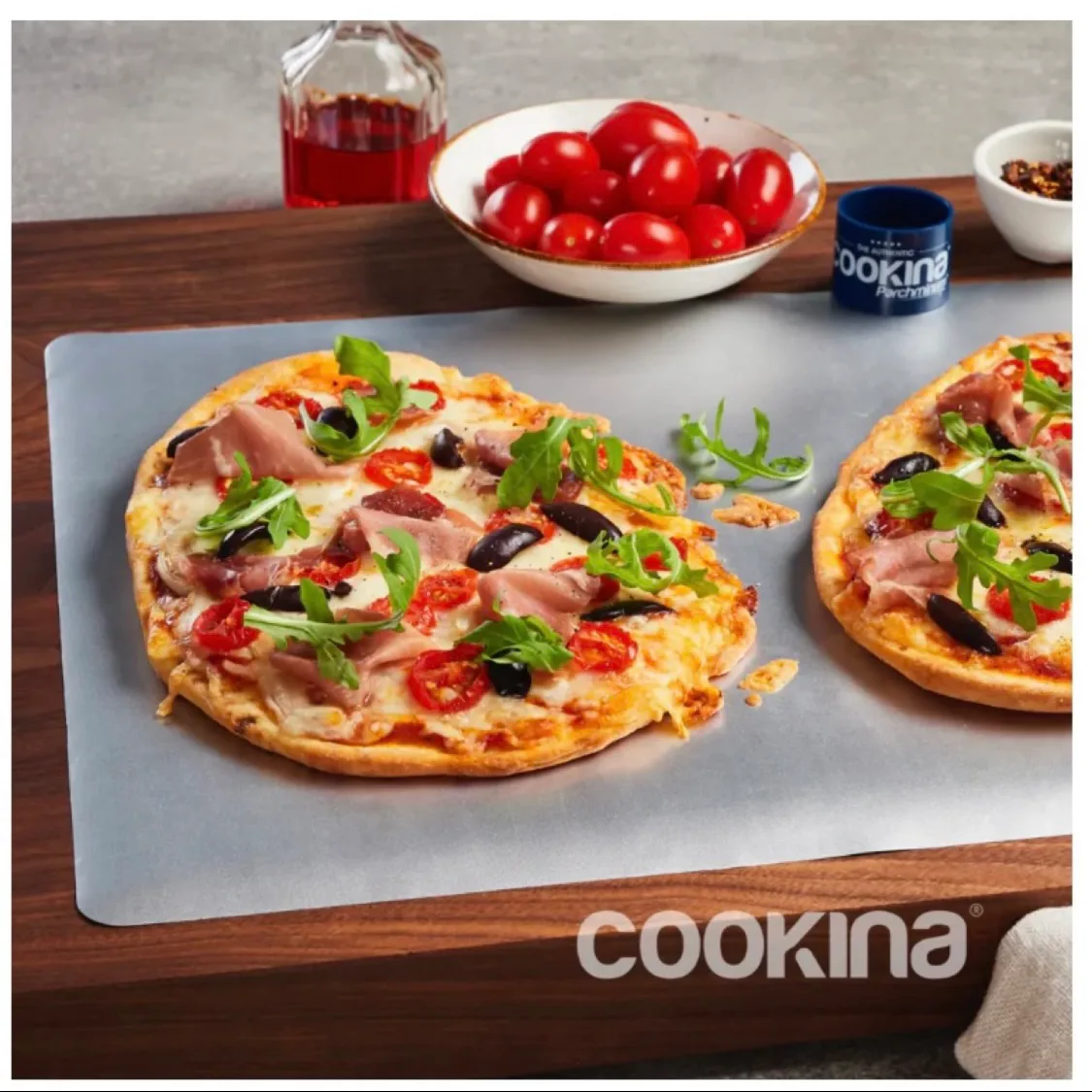 COOKINA Parchminum Reusable Presentation & Cooking Mat Non-Stick image indicator(3)