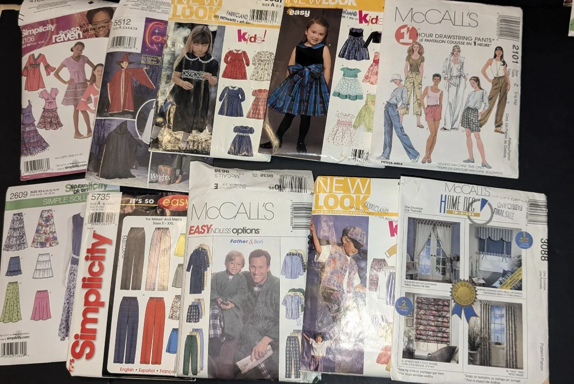 Case Lot - Sewing Patterns - Child, Adult, Pet, Home image indicator(7)