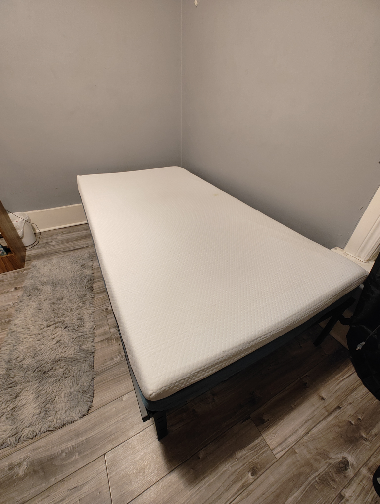 Twin-Size Mattress and Frame - photo 2