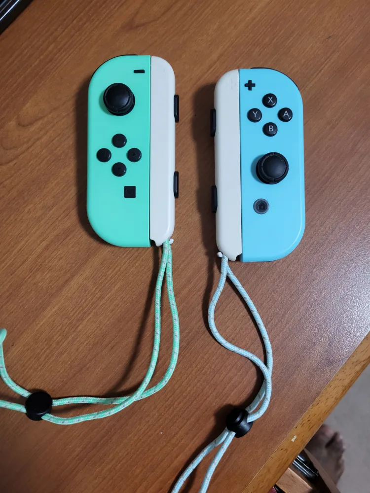 OEM Animal Crossing Nintendo Switch Joy-Con Controllers (Pair) thumbnail
