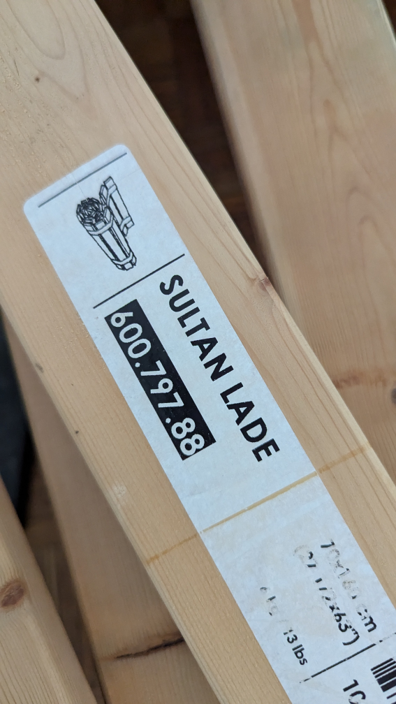 IKEA Sultan Lade Toddler Bed Frame