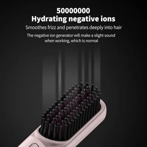 Portable Hair Straightening Brush image indicator(2)