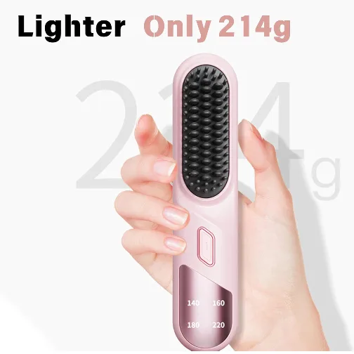 Portable Hair Straightening Brush image indicator(5)