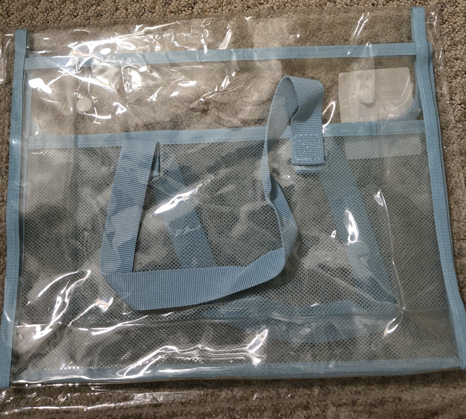 Clear Tote Bag with inner mesh - photo 4