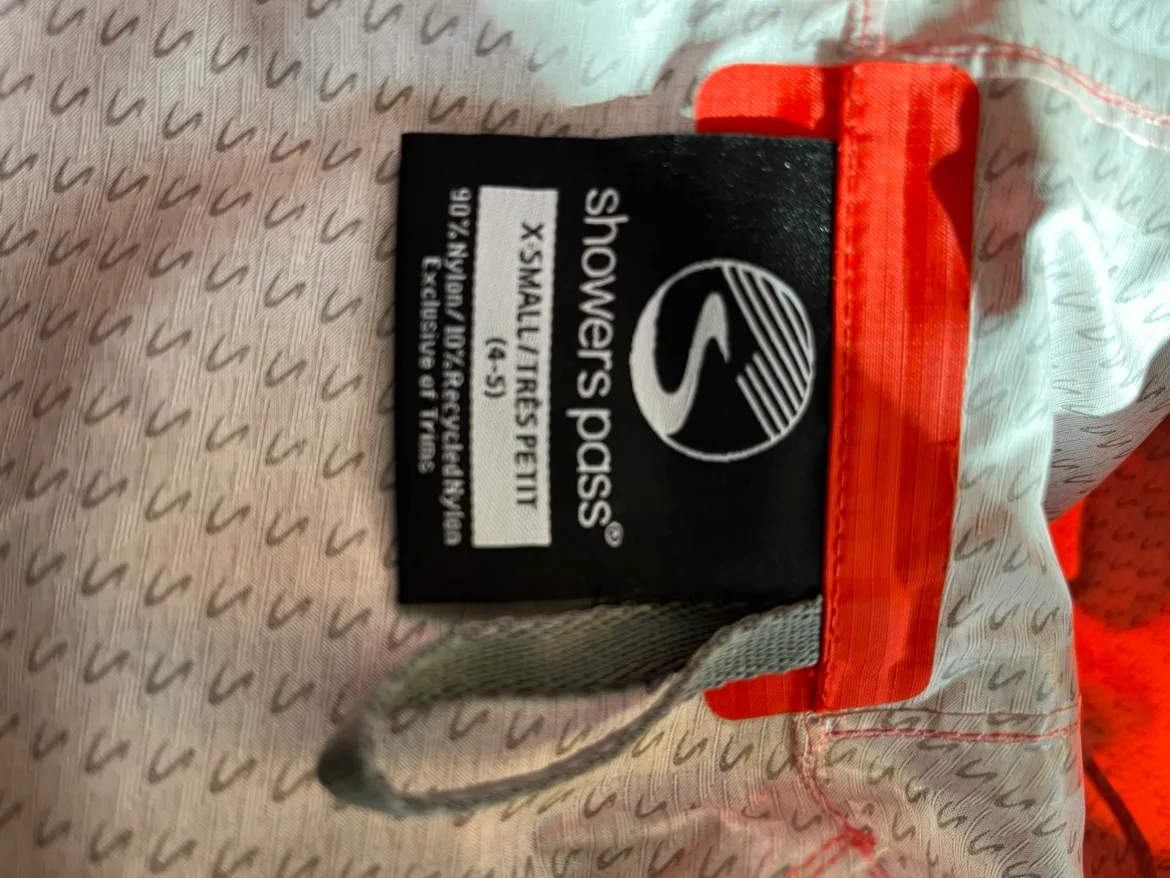 Kids “shower pass” raincoat image indicator(4)