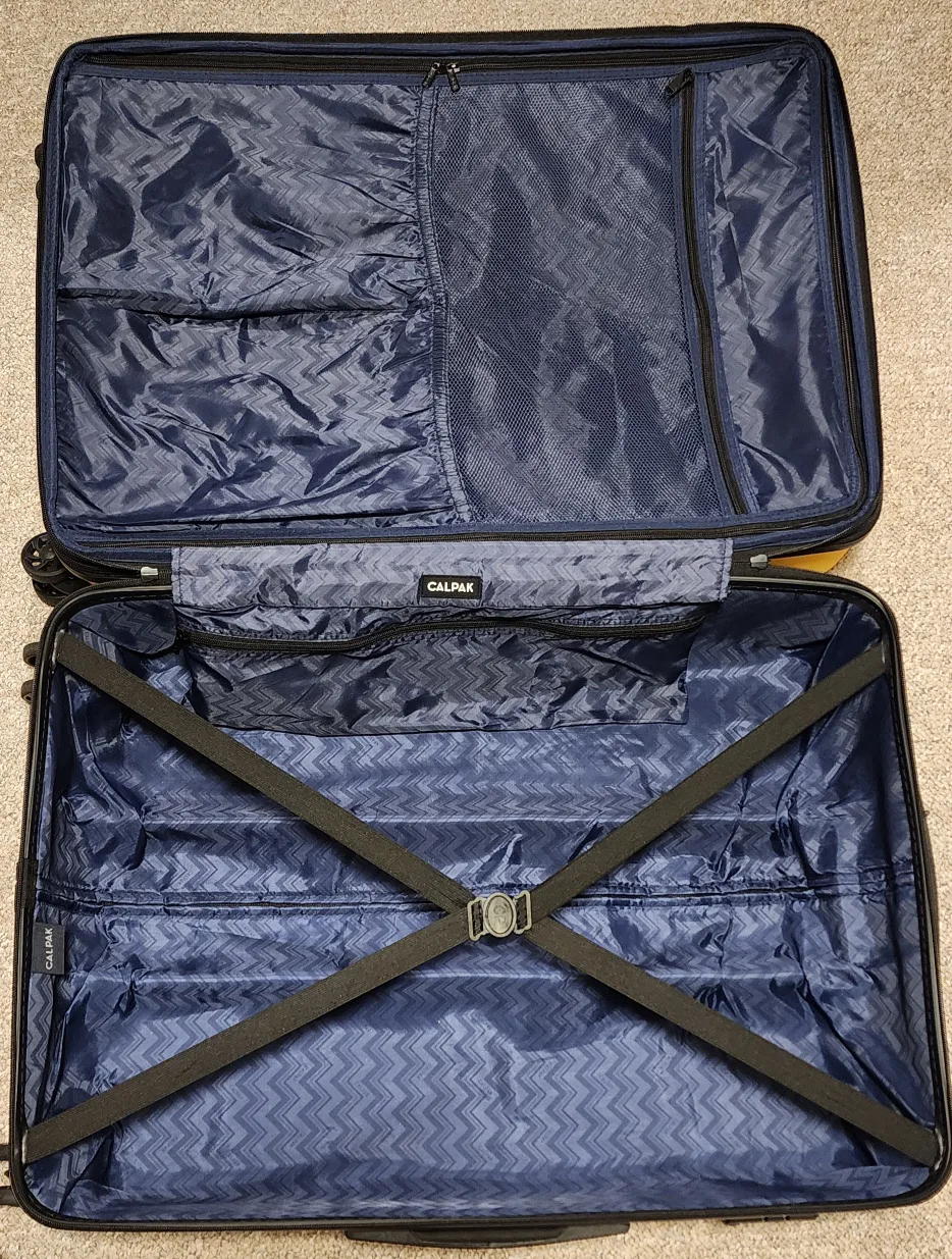 CALPAK 30-Inches Expandable Checked Luggage | Yellow | Hardshell image indicator(6)