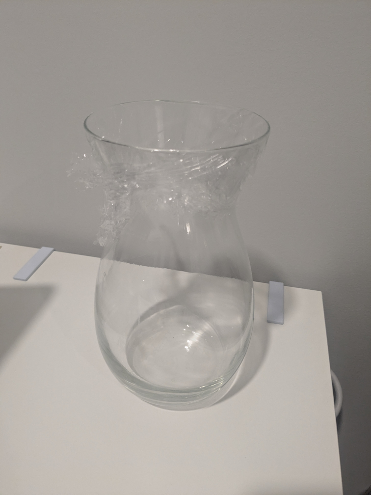 Clear Glass Vase