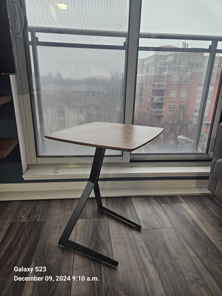 Black Metal Side Table