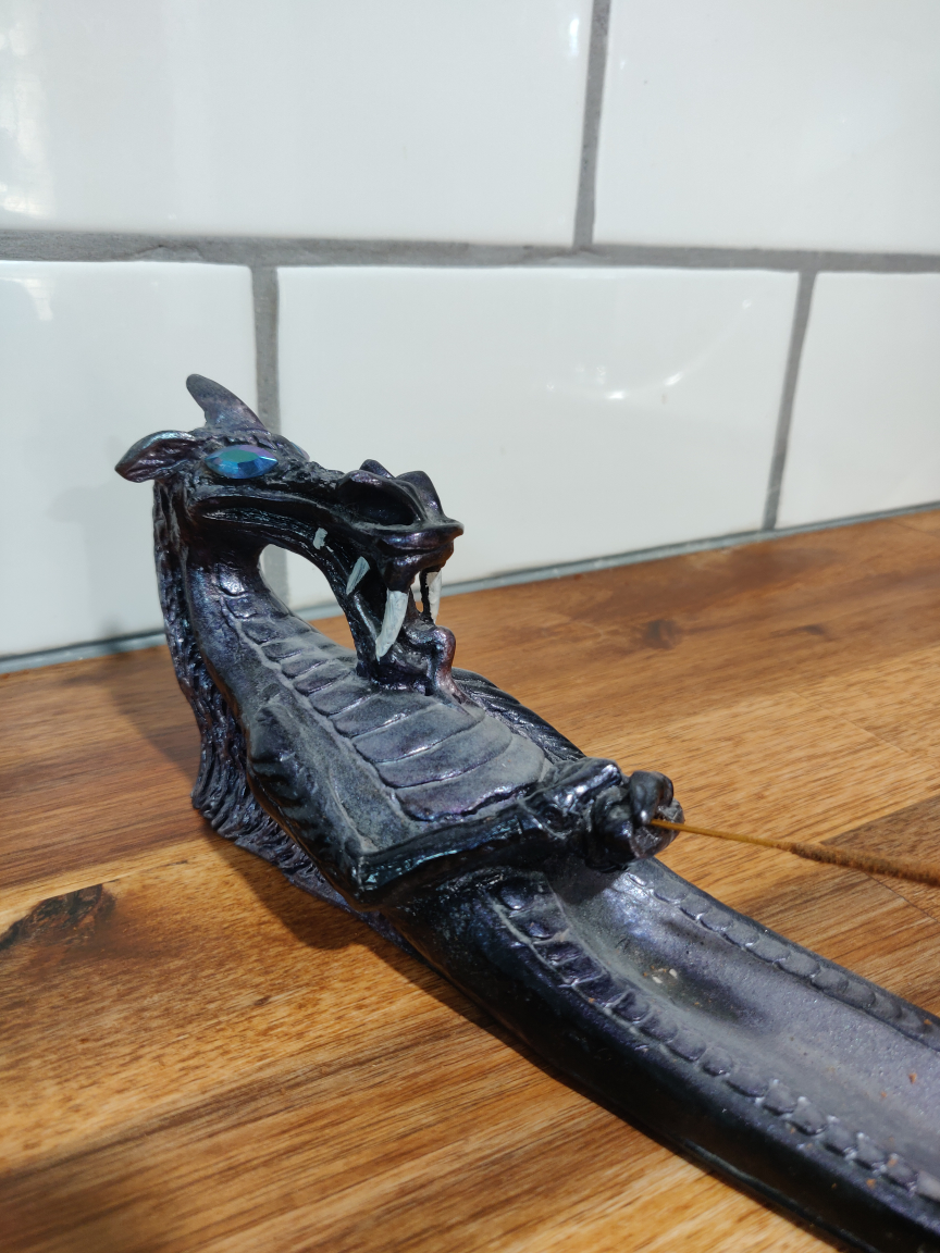 Vintage Dragon Incense Stick Holder