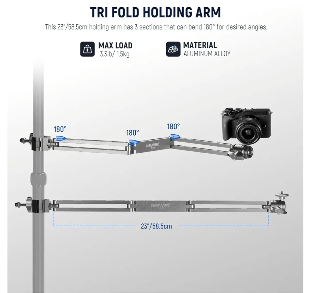 NEEWER Overhead Camera Mount Arm image indicator(2)