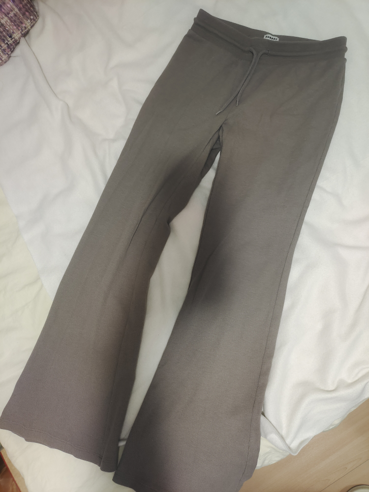 Sunday Best Grey Flare Pants