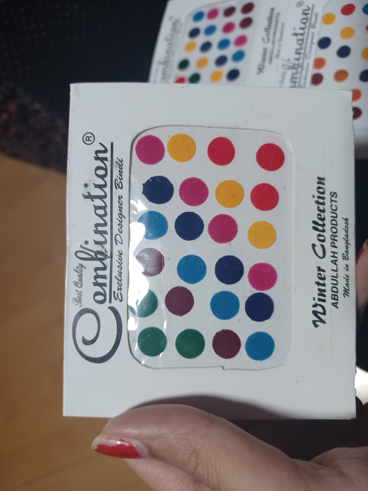 4 Packs of Colorful Bindi - photo 2