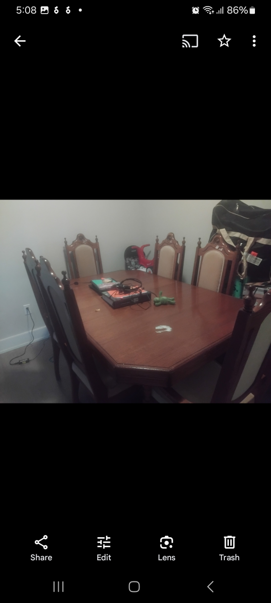 Dining Table and Chairs Set