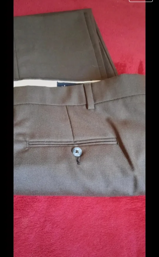 Men's Brown Dress Pants image indicator(4)