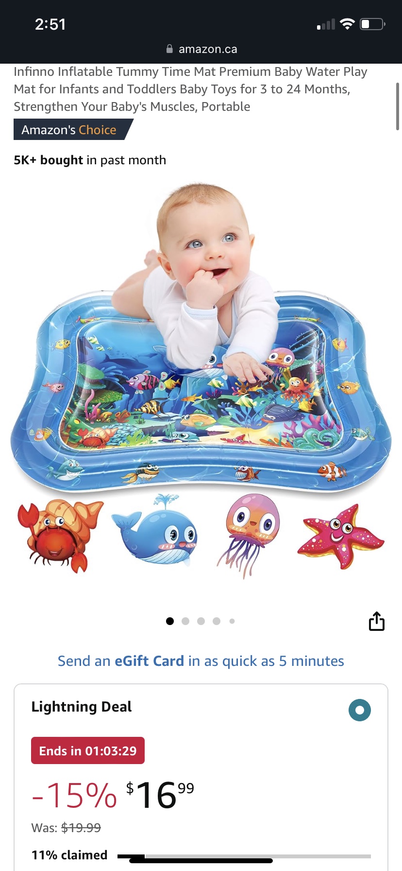 Tummytime mat