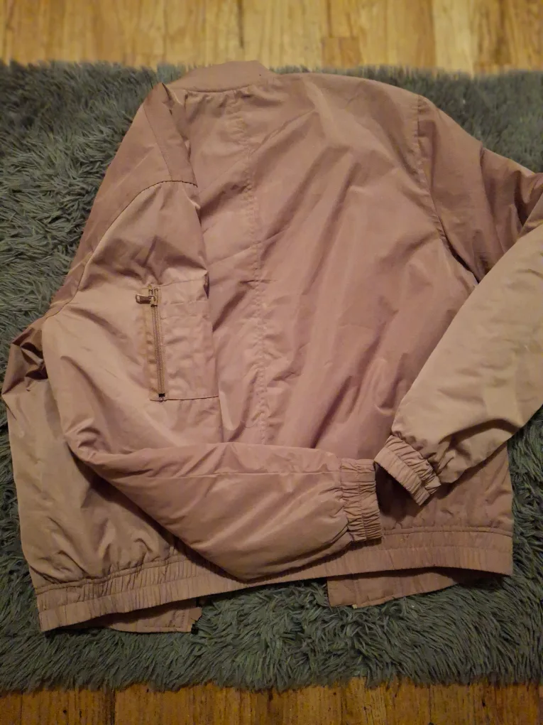 Forever 21 Pink Bomber Jacket image indicator(3)