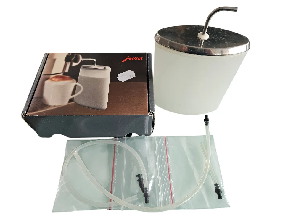 Jura Milk Container, Milk Frother & cleaning tabs & solution image indicator(2)