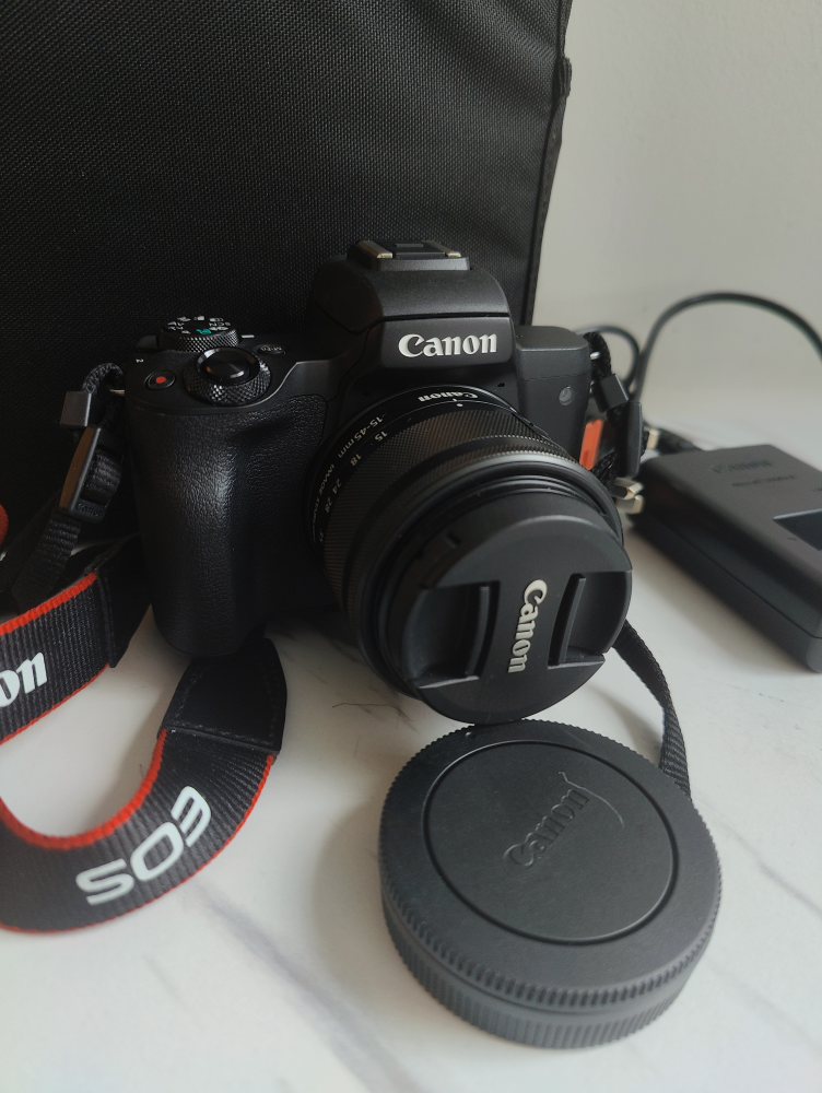 Canon EOS M50 Mirrorless Camera with Lens and Accessories - photo 2